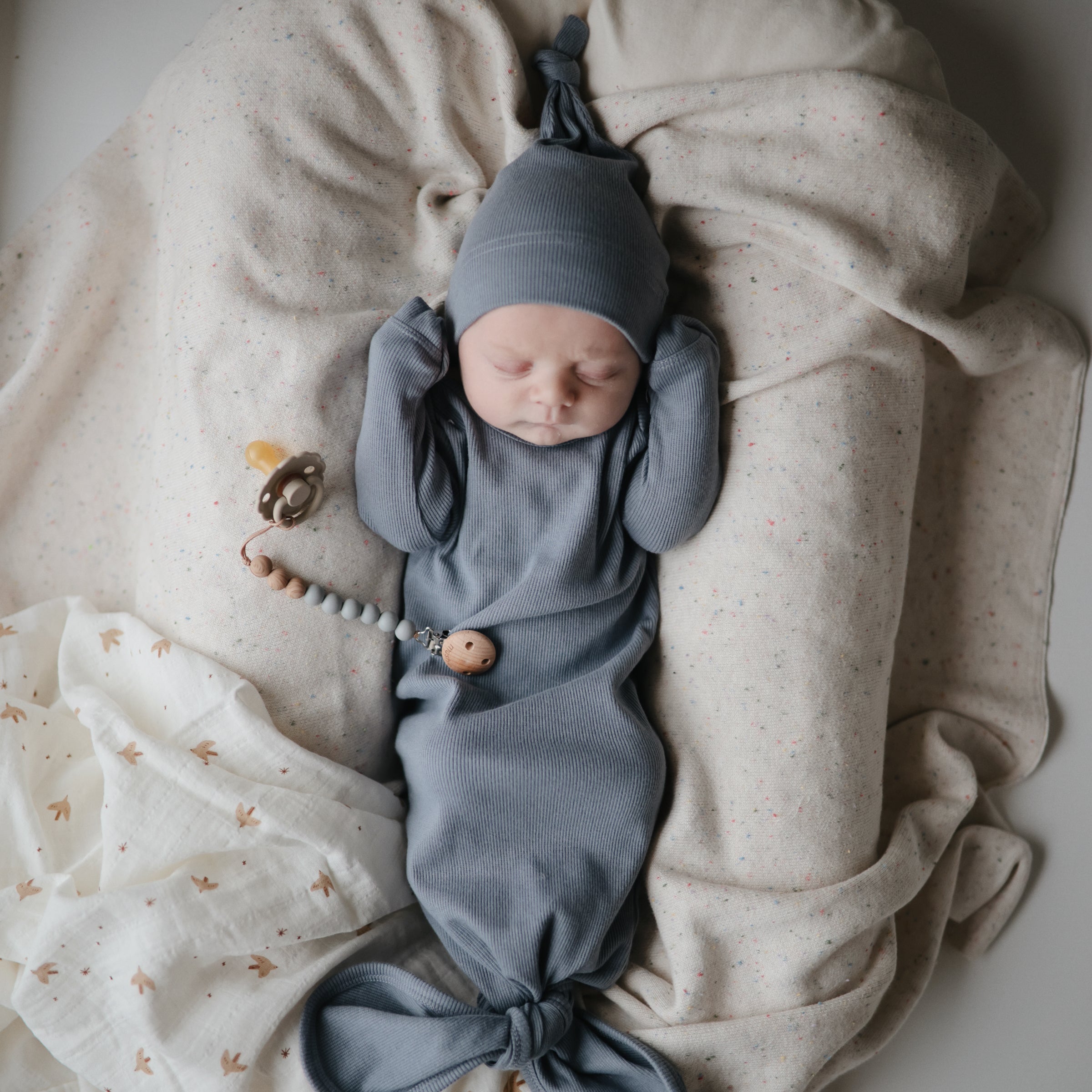 Image of Ribbed Baby Beanie